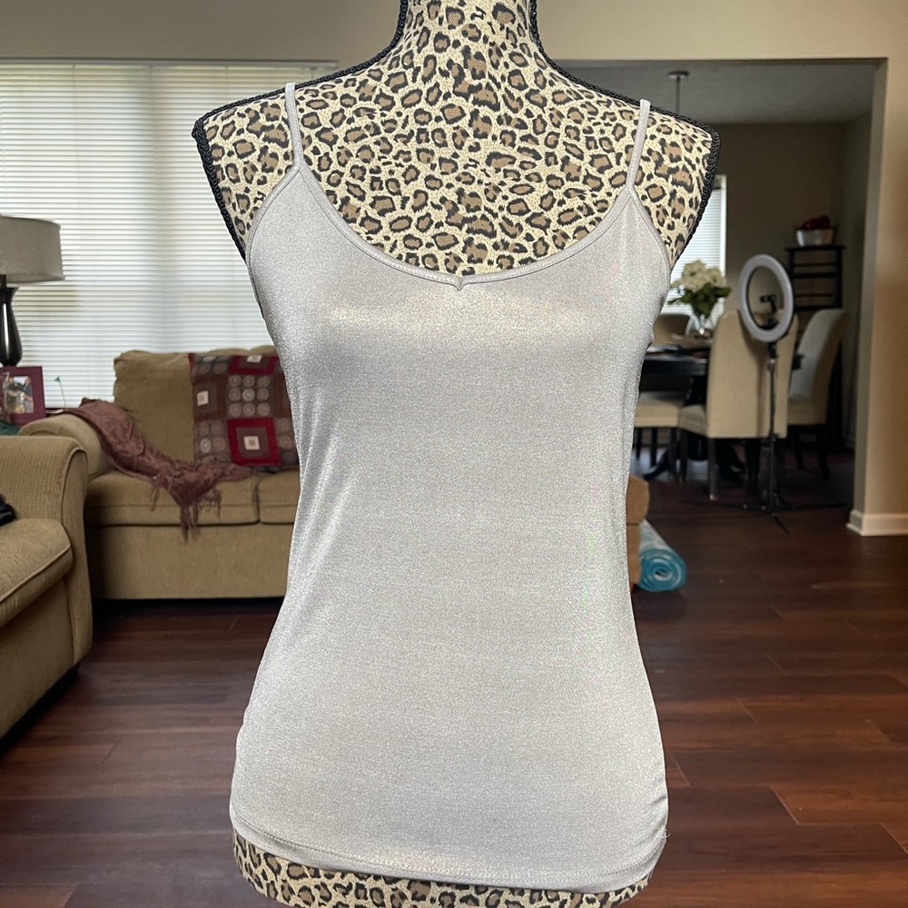 Silver Multichrome Tank Top